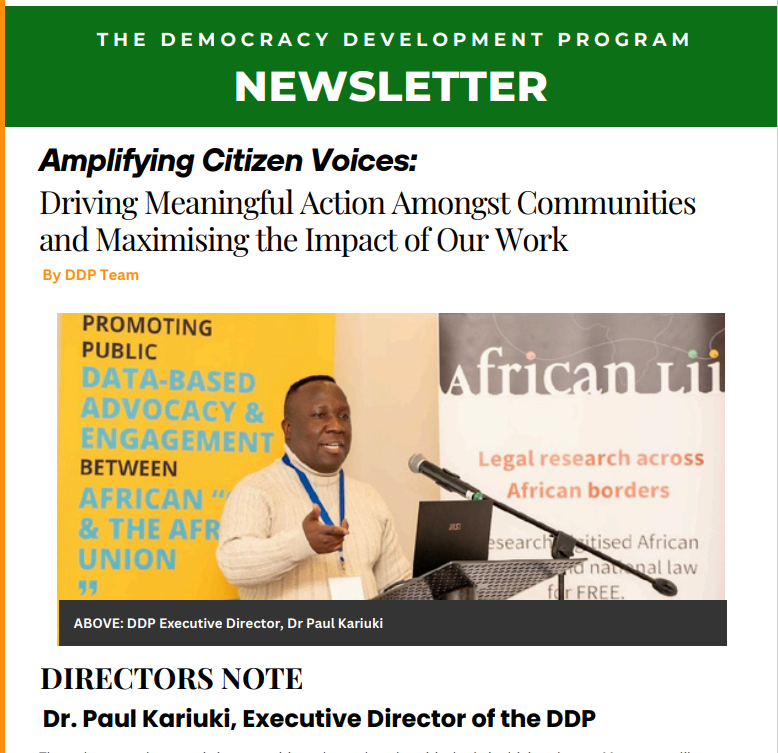 Newsletter: April- June 2025
