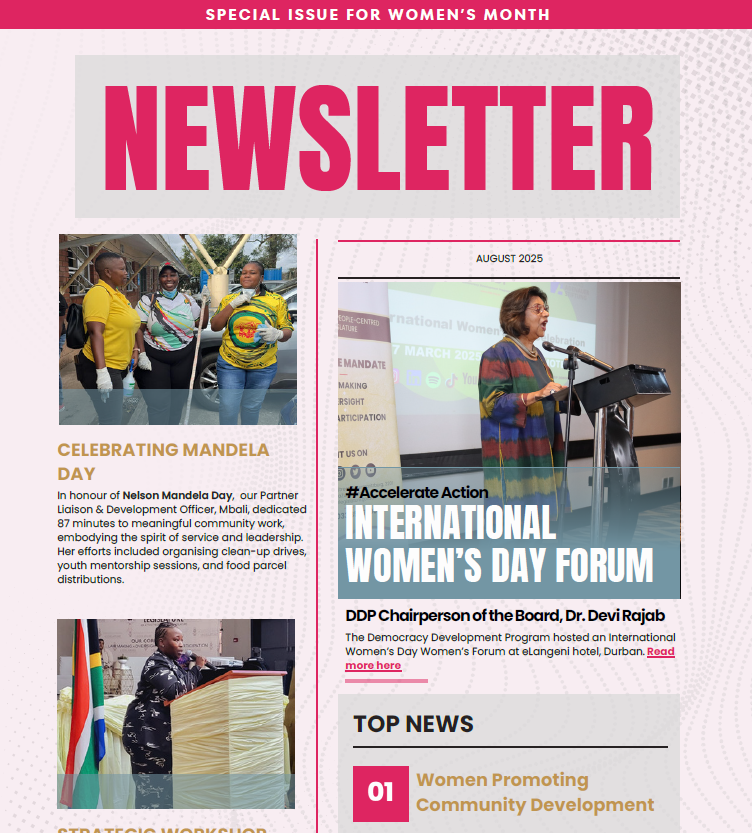 Newsletter: Women's Month Edition