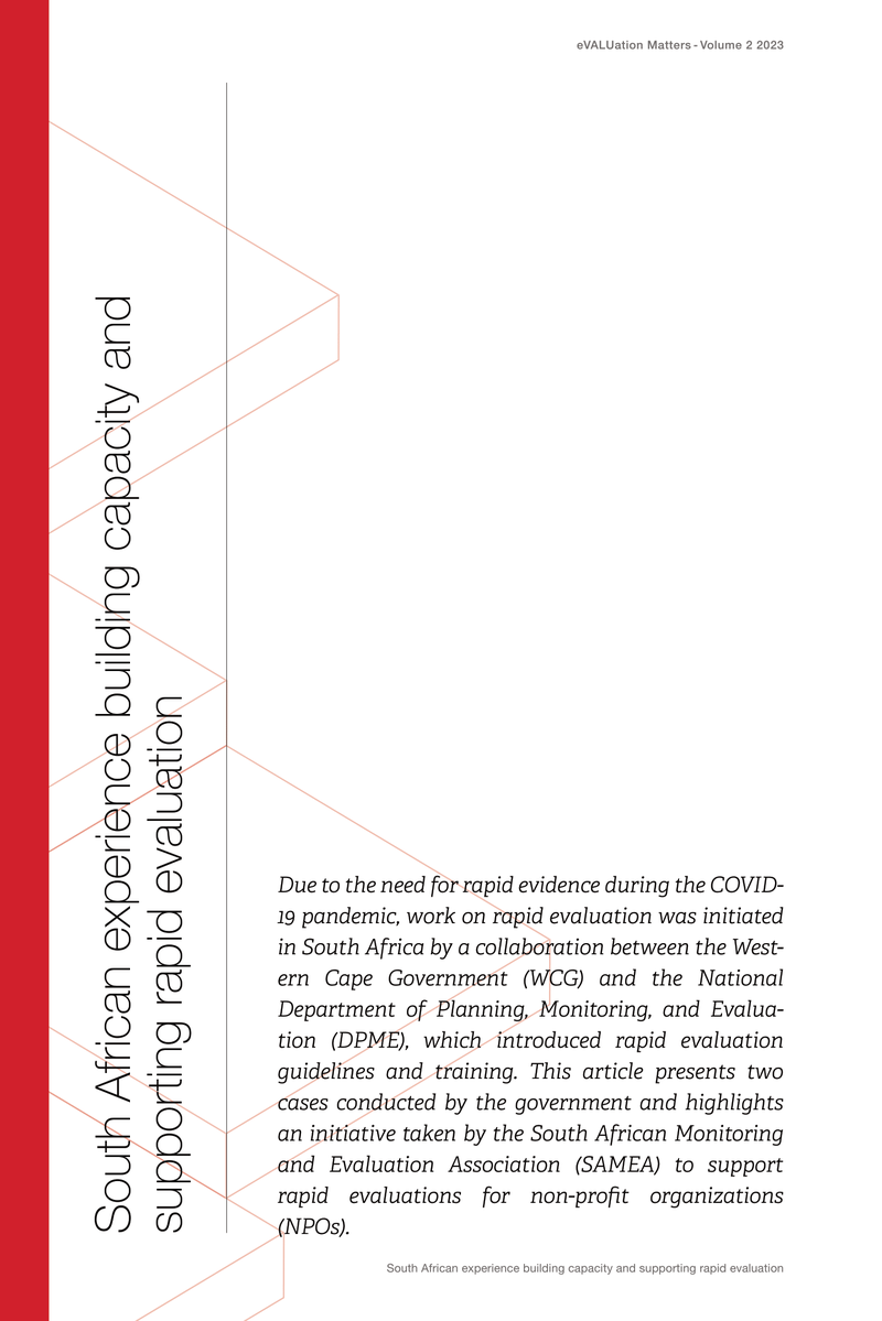 New Publication: eVALUation Matters volume 2 has been published