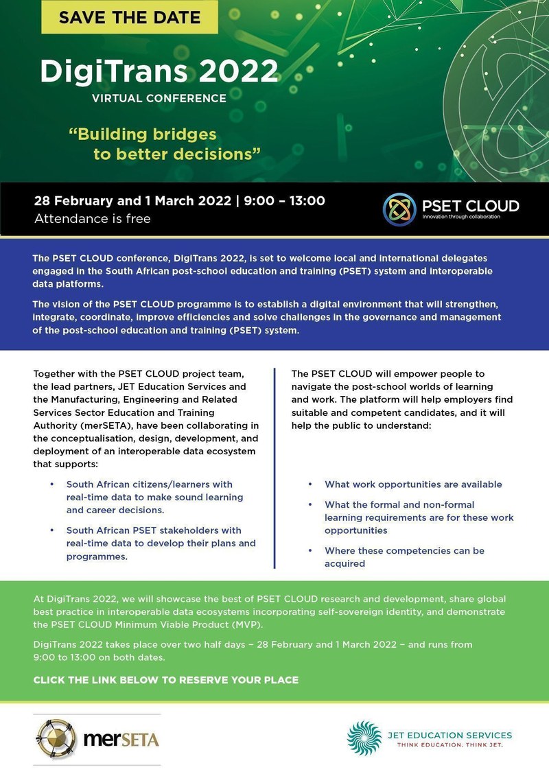 PSET CLOUD DigiTrans 2022 virtual conference