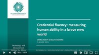 [Video] Credential fluency: measuring human ability in a brave new world