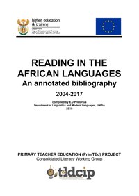 Reading in African languages - an Annotated Bibliography