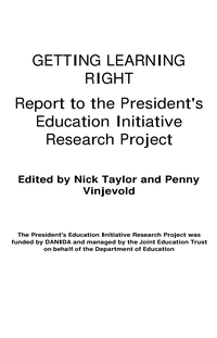 Getting Learning Right