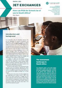 JET Exchanges: How can PISA for Schools be of use to South Africa?
