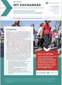 JET Exchanges 3/2021: Parental involvement for school improvement: A South African perspective