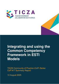 Integrating and using the Common Competency Framework in ESTI Models. CoP Series #17
