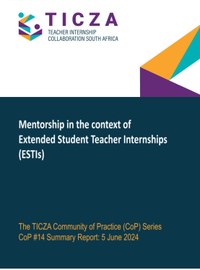 Mentorship in the context of Extended Student Teacher Internships (ESTIs). CoP series #14