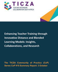 Enhancing Teacher Training through Innovative Distance and Blended Learning Models: Insights, Collaborations, and Research. Cop series #15