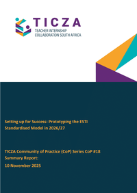 Setting up for Success: Prototyping the ESTI Standardized Model in 2026/27 CoP Series #18